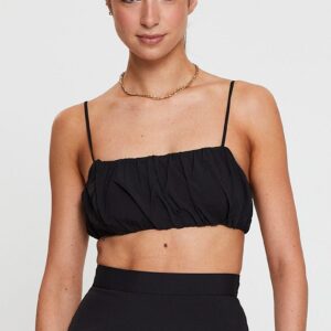 Black Bralette Top Sleeveless