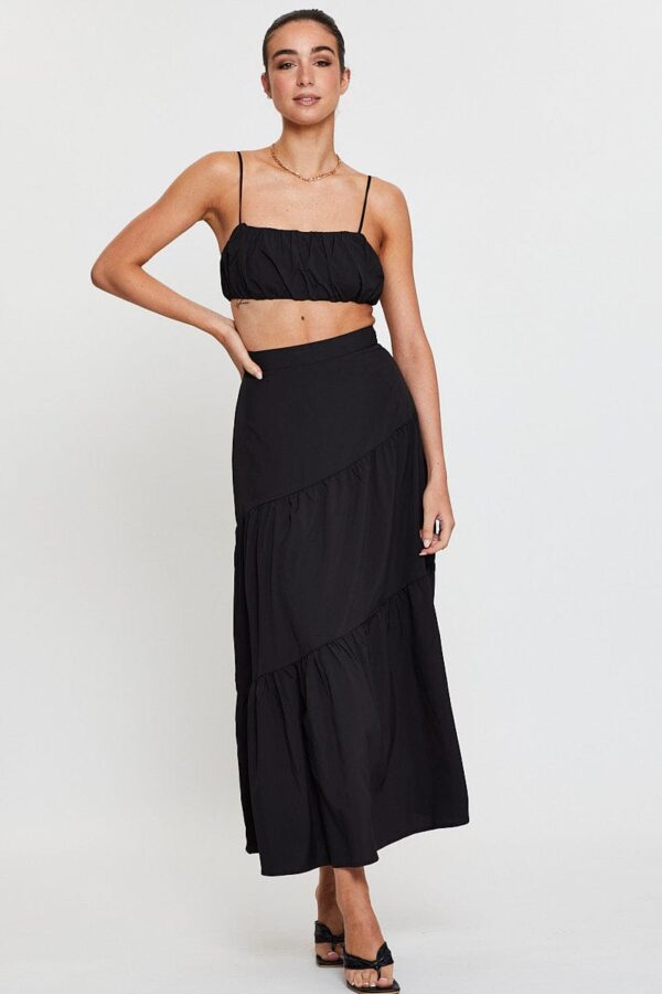 Black Bralette Top Sleeveless - Image 2