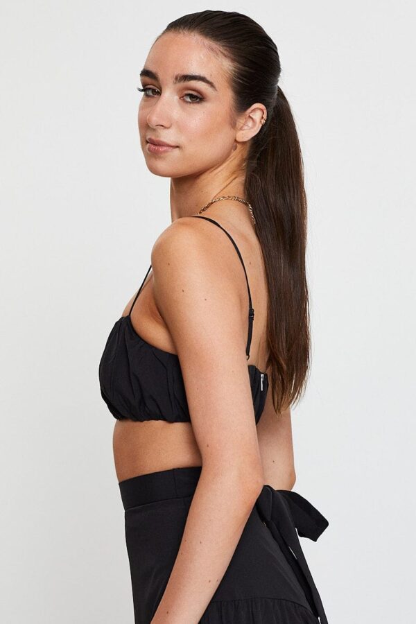 Black Bralette Top Sleeveless - Image 4