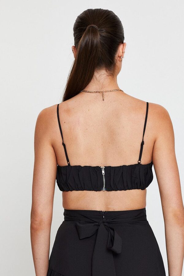 Black Bralette Top Sleeveless - Image 5