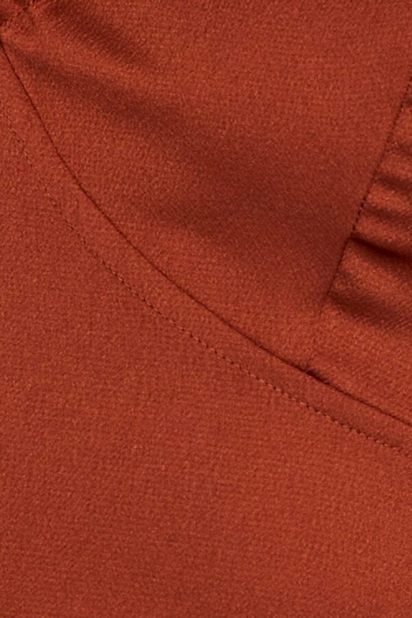 Brown Cami Top Halter Satin - Image 6