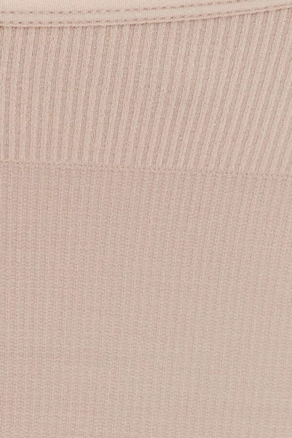 Beige Crop Singlet Top Seamless - Image 6